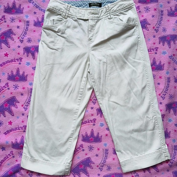 EUC Women’s Size 2 Eddie Bauer Cropped Cotton Pants - Picture 1 of 8